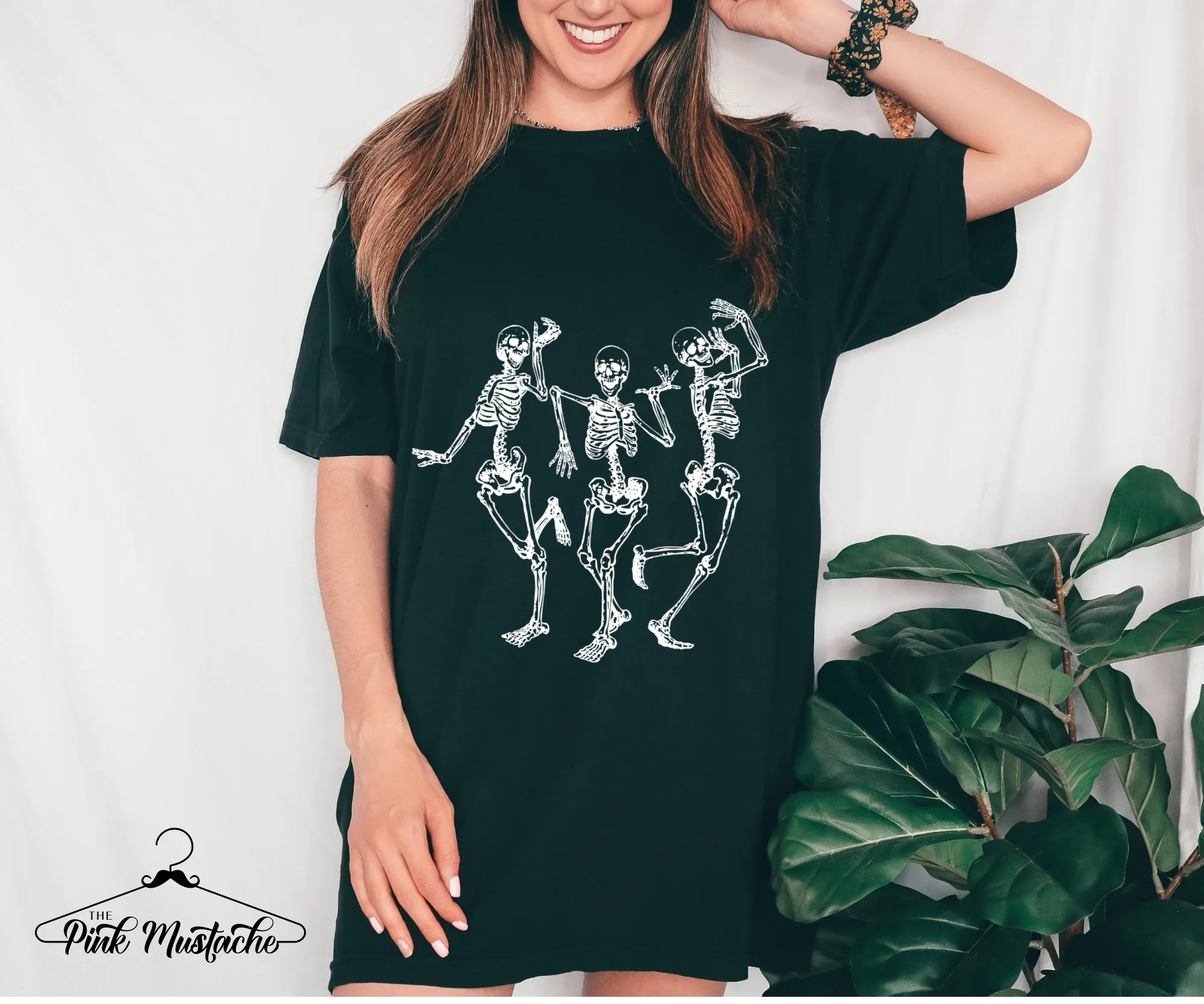 Comfort Colors Dancing Skeletons Halloween Shirt/  Youth and Adult Sizes Available