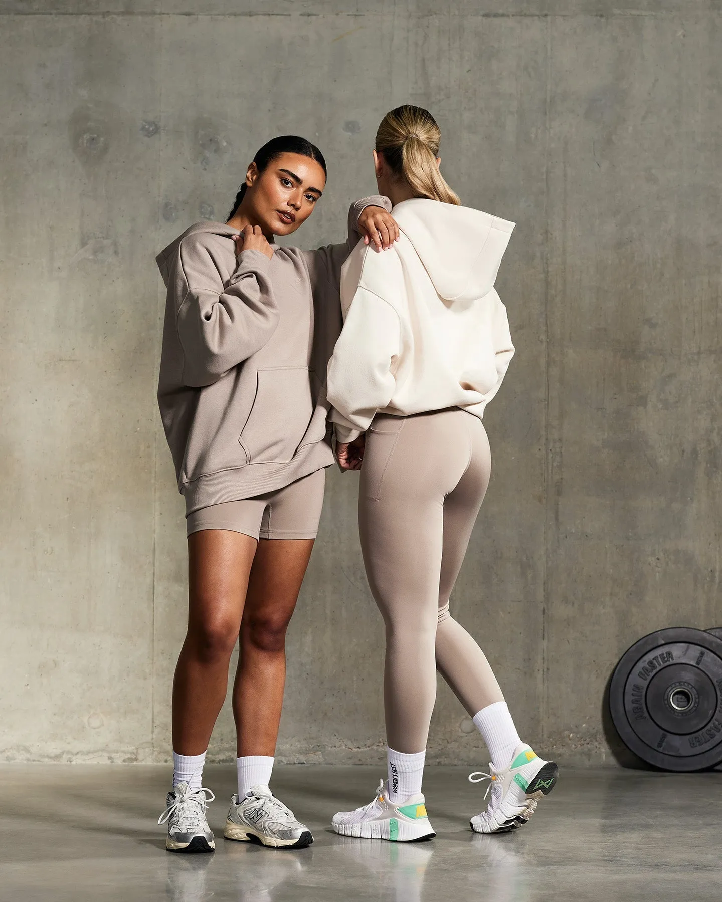 Comfort Oversized Graphic Hoodie | Buff