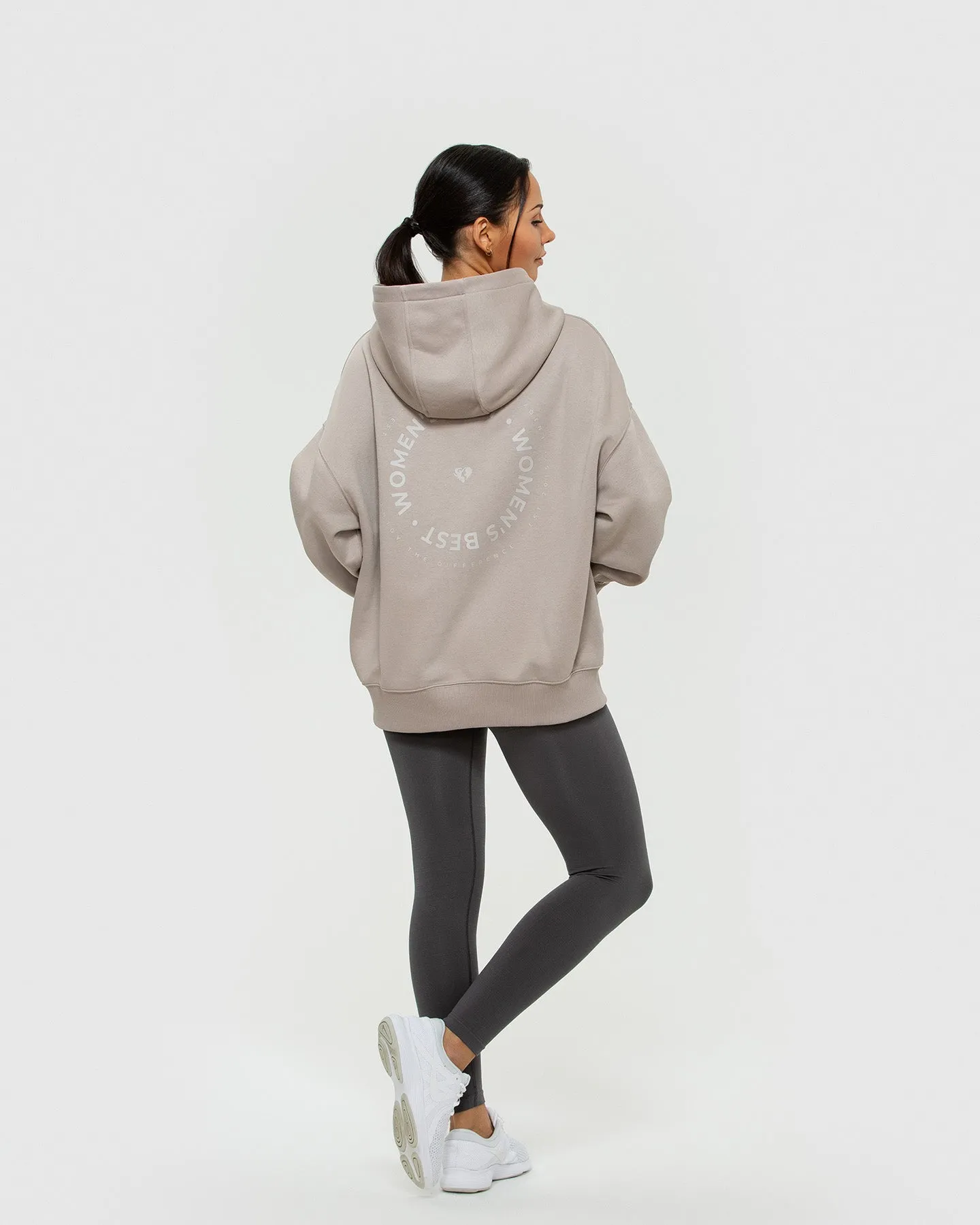 Comfort Oversized Graphic Hoodie | Buff