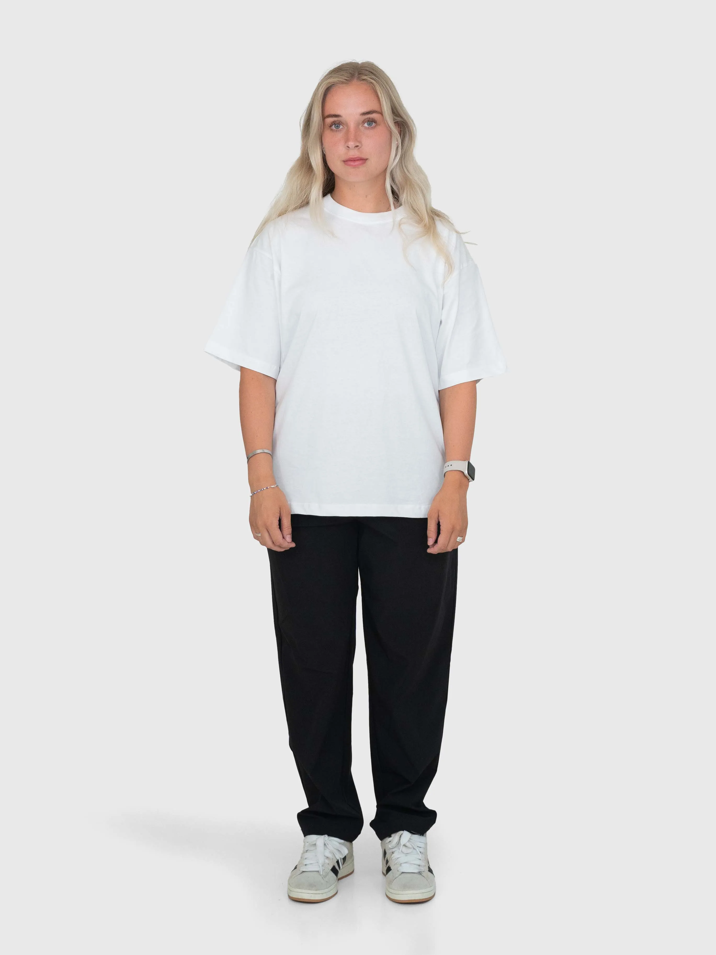 Confidence Box Tee - White/Black