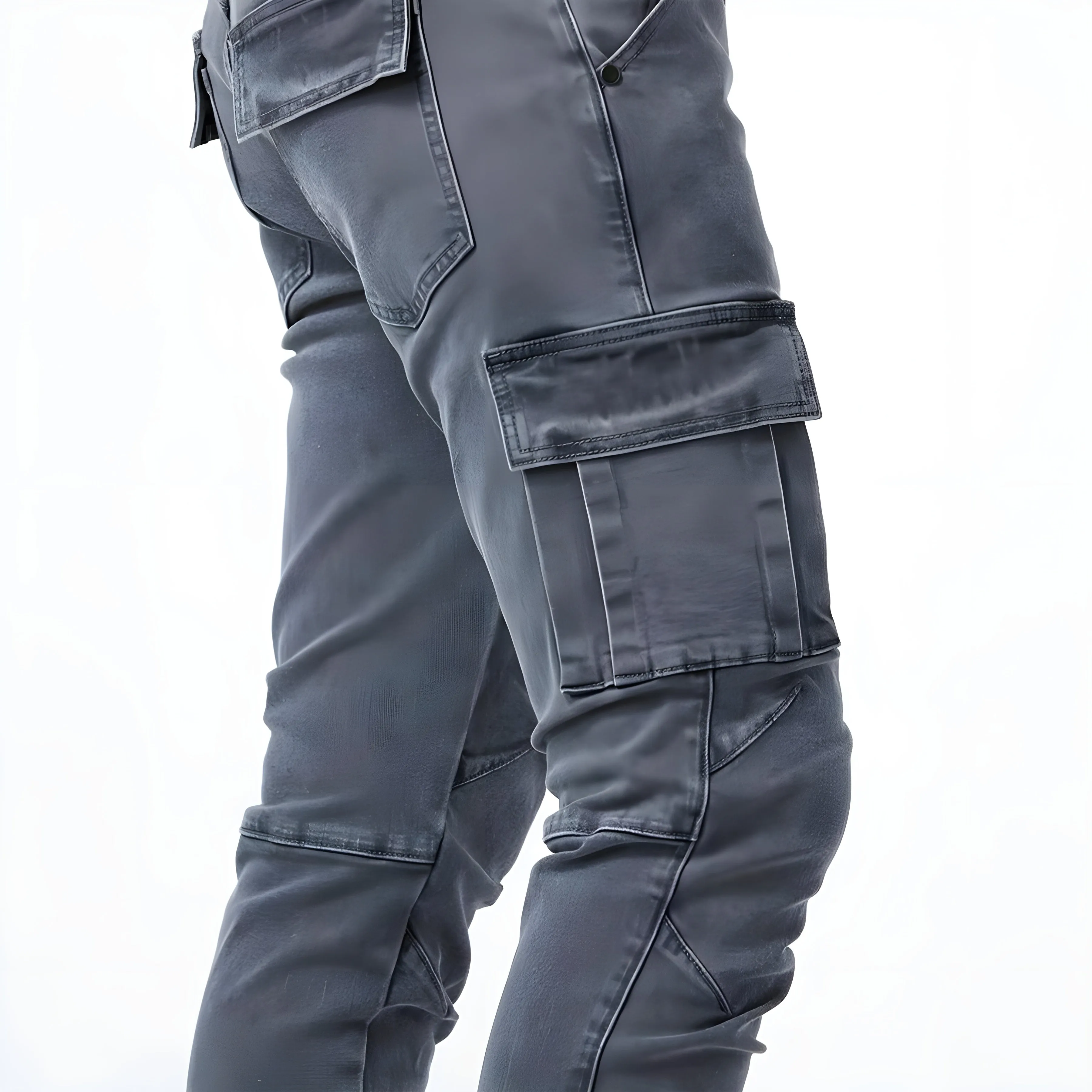 Connor™ | Denim Cargo Pants