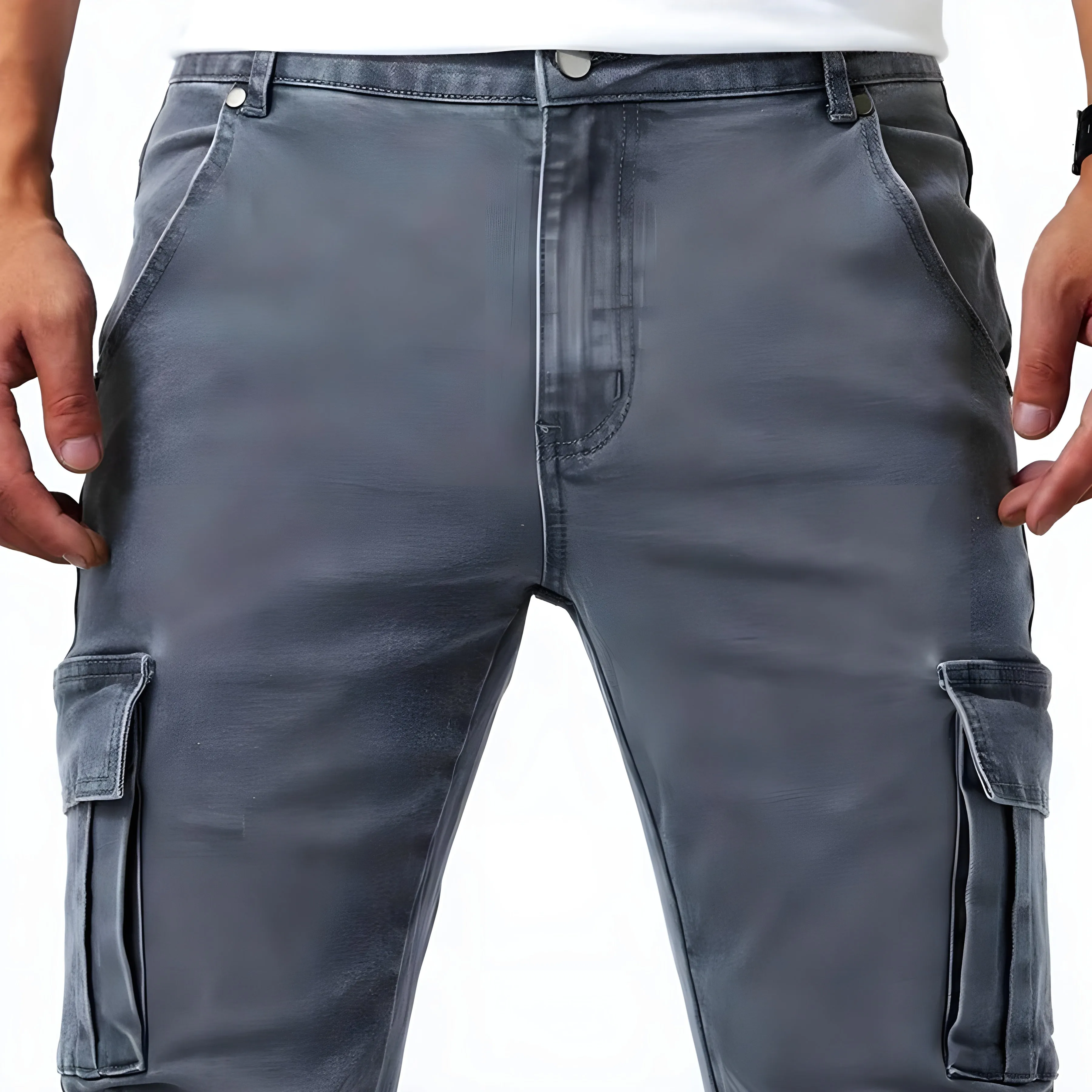 Connor™ | Denim Cargo Pants