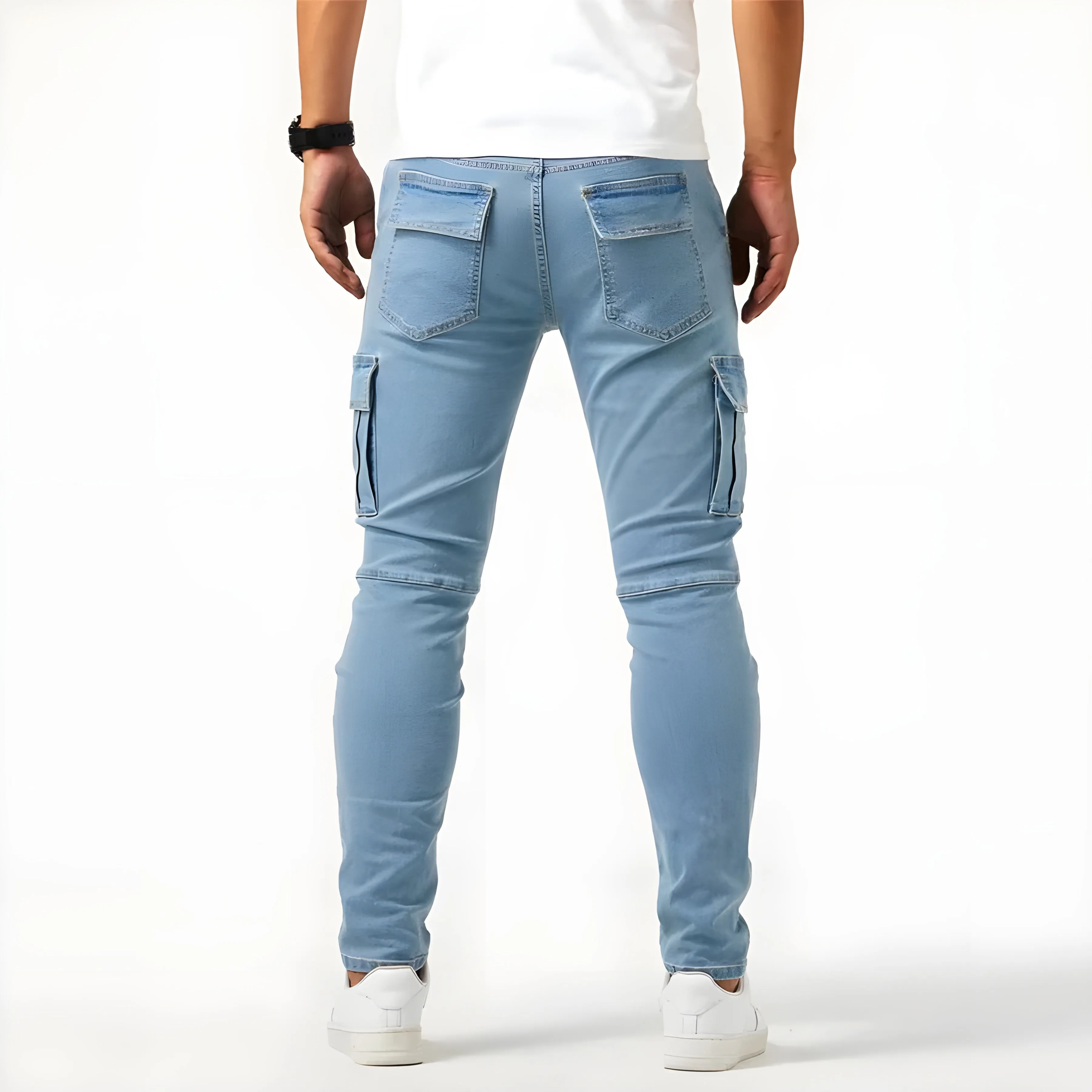 Connor™ | Denim Cargo Pants