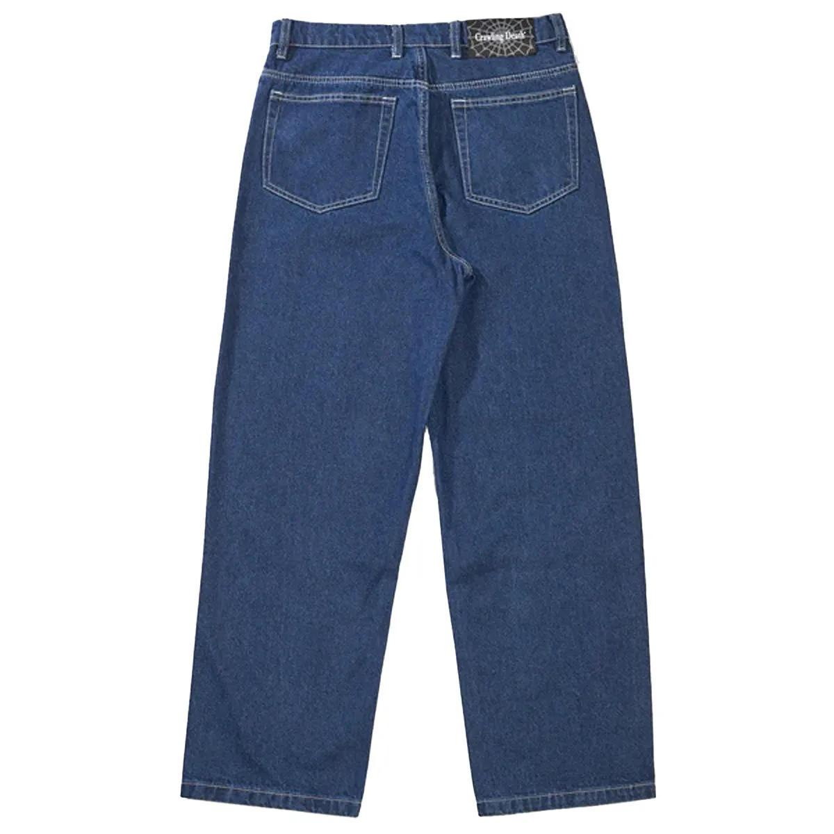 Crawling Death  - Web Denim Jeans Blue