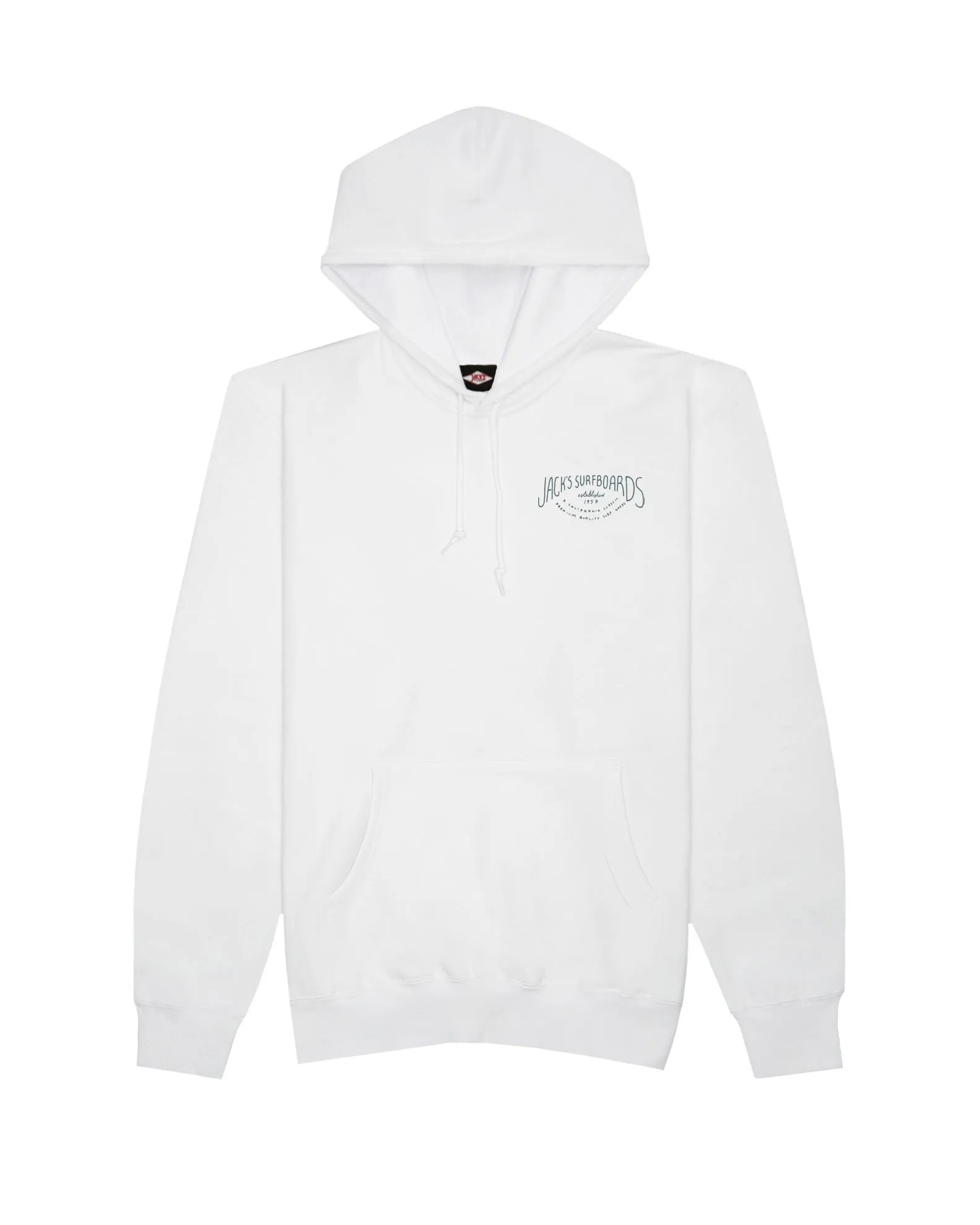 Crescent Pullover Hoodie - White