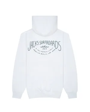 Crescent Pullover Hoodie - White