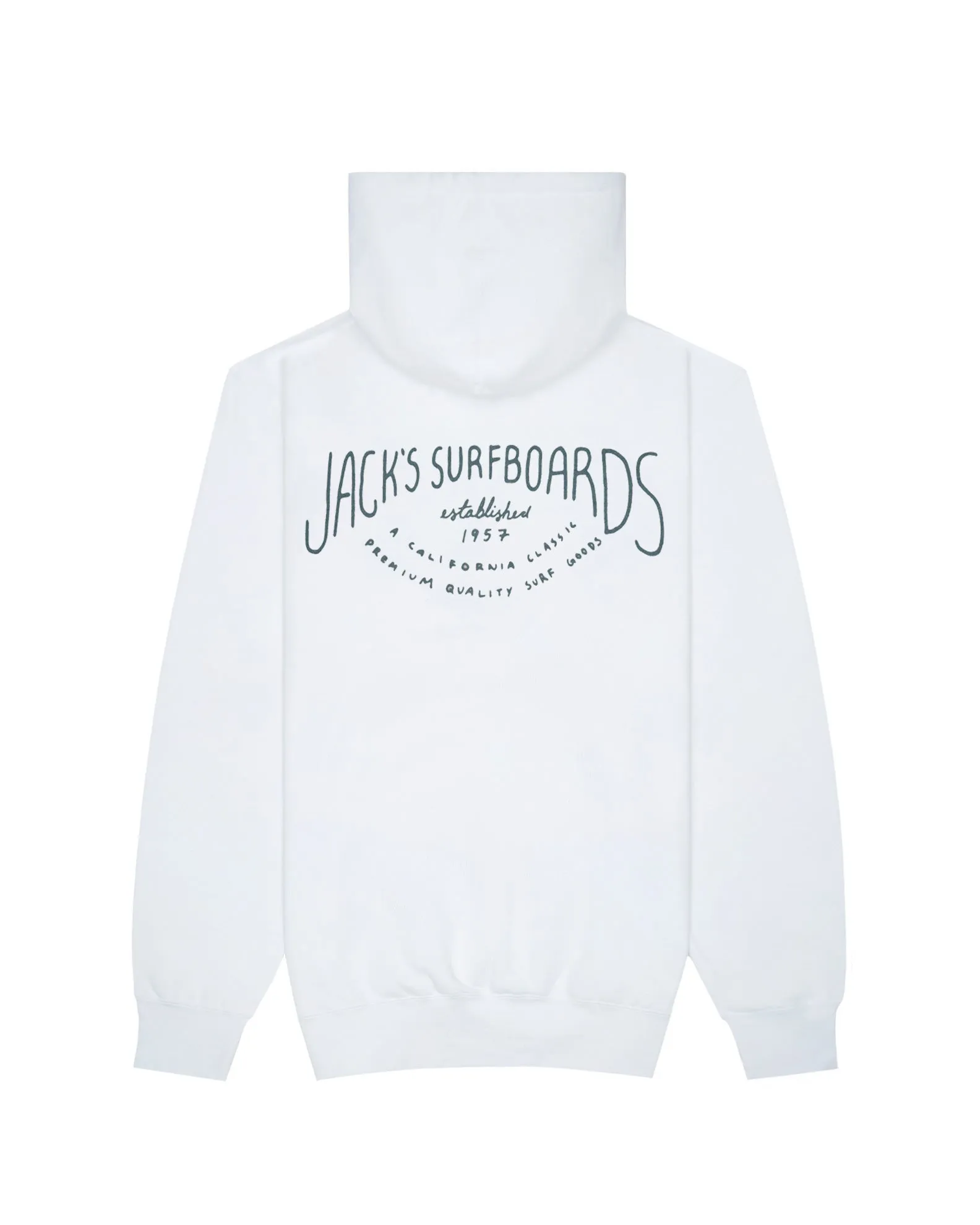 Crescent Pullover Hoodie - White