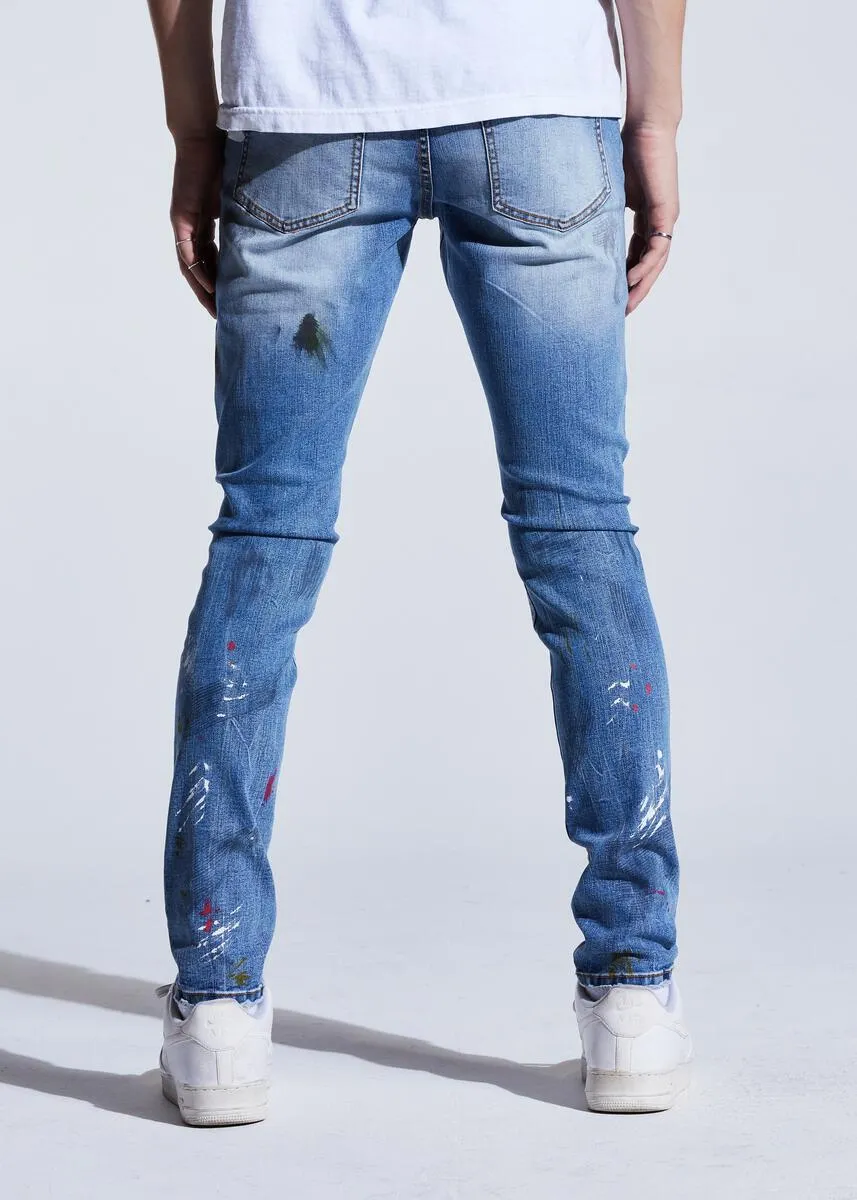 CRYSP DENIM ATLANTIC INDIGO BLACK PAINT