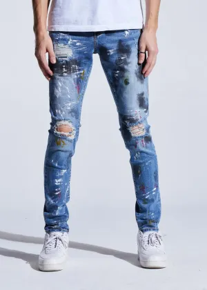 CRYSP DENIM ATLANTIC INDIGO BLACK PAINT
