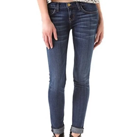 Current/Elliott The Rolled Skinny Rambler Jeans Size 25