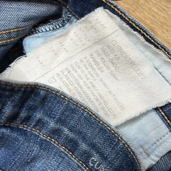 Current/Elliott The Rolled Skinny Rambler Jeans Size 25