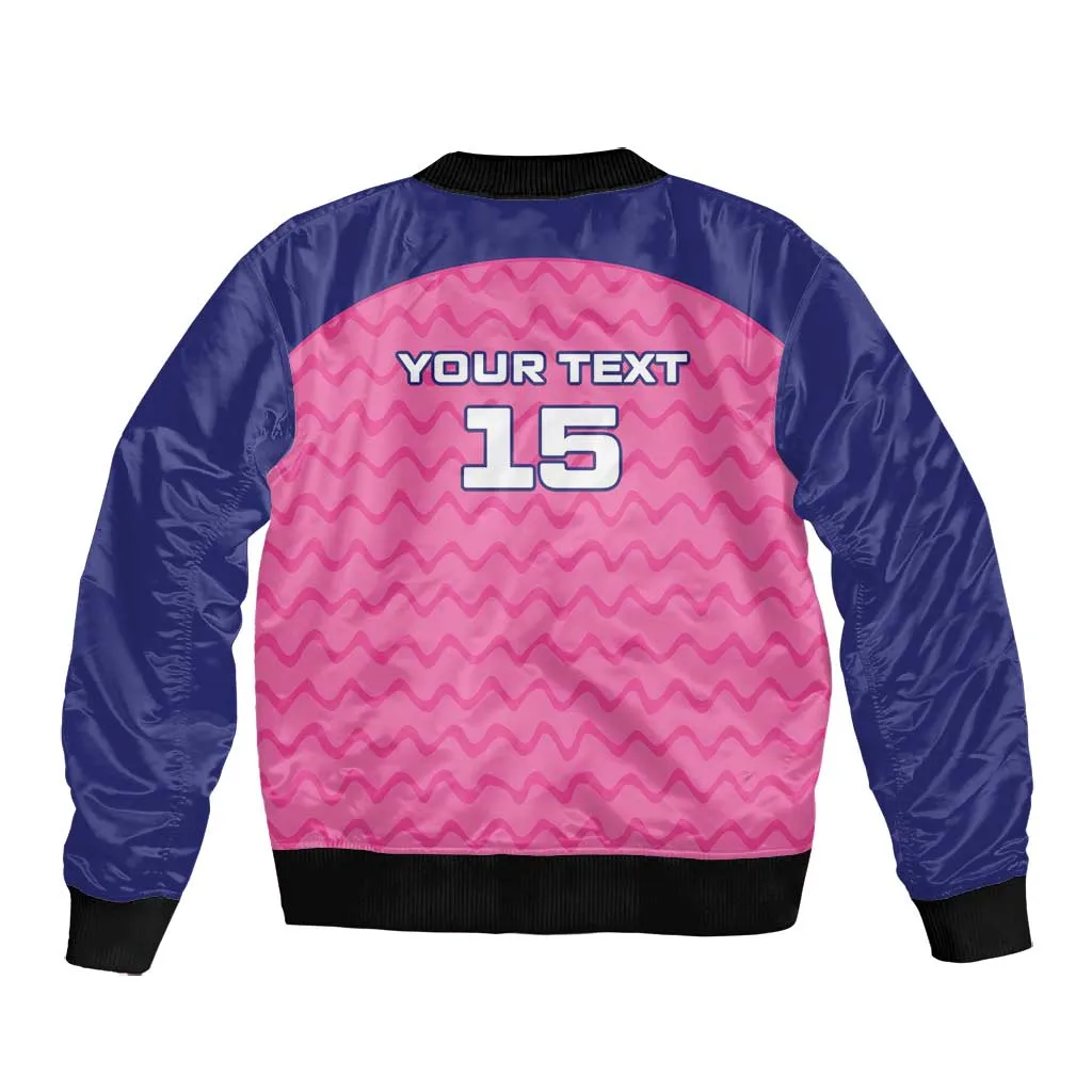 Custom Afro South Africa Cricket Bomber Jacket Go Paarl LT15