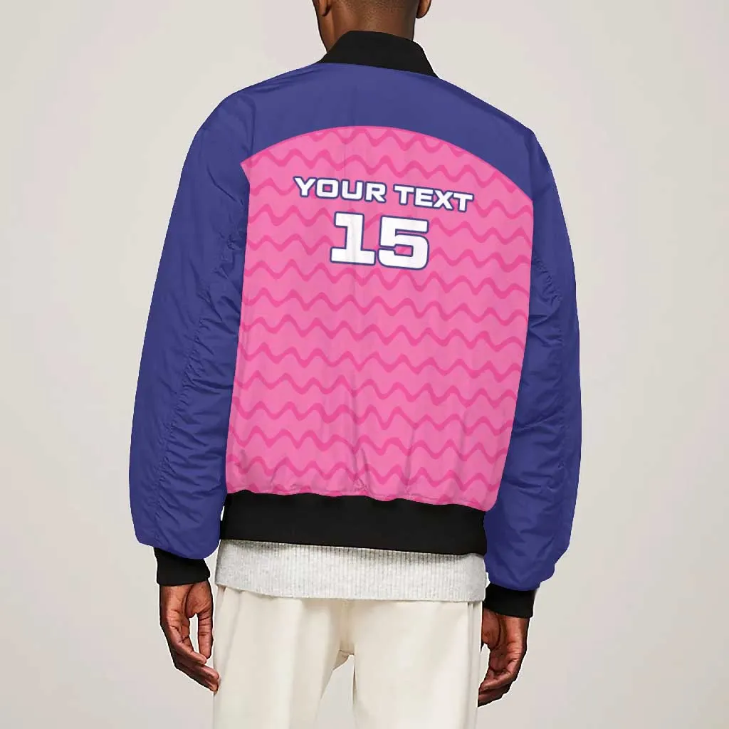 Custom Afro South Africa Cricket Bomber Jacket Go Paarl LT15