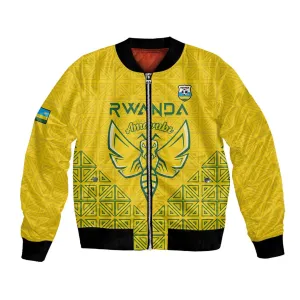 Custom Jamhuri ya Rwanda Football Bomber Jacket Go Amavubi Go LT15