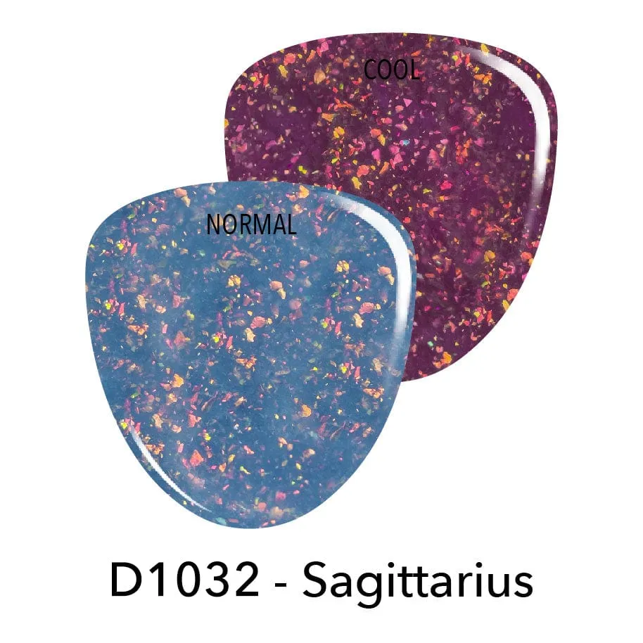 D1032 Sagittarius Blue Flake Dip Powder