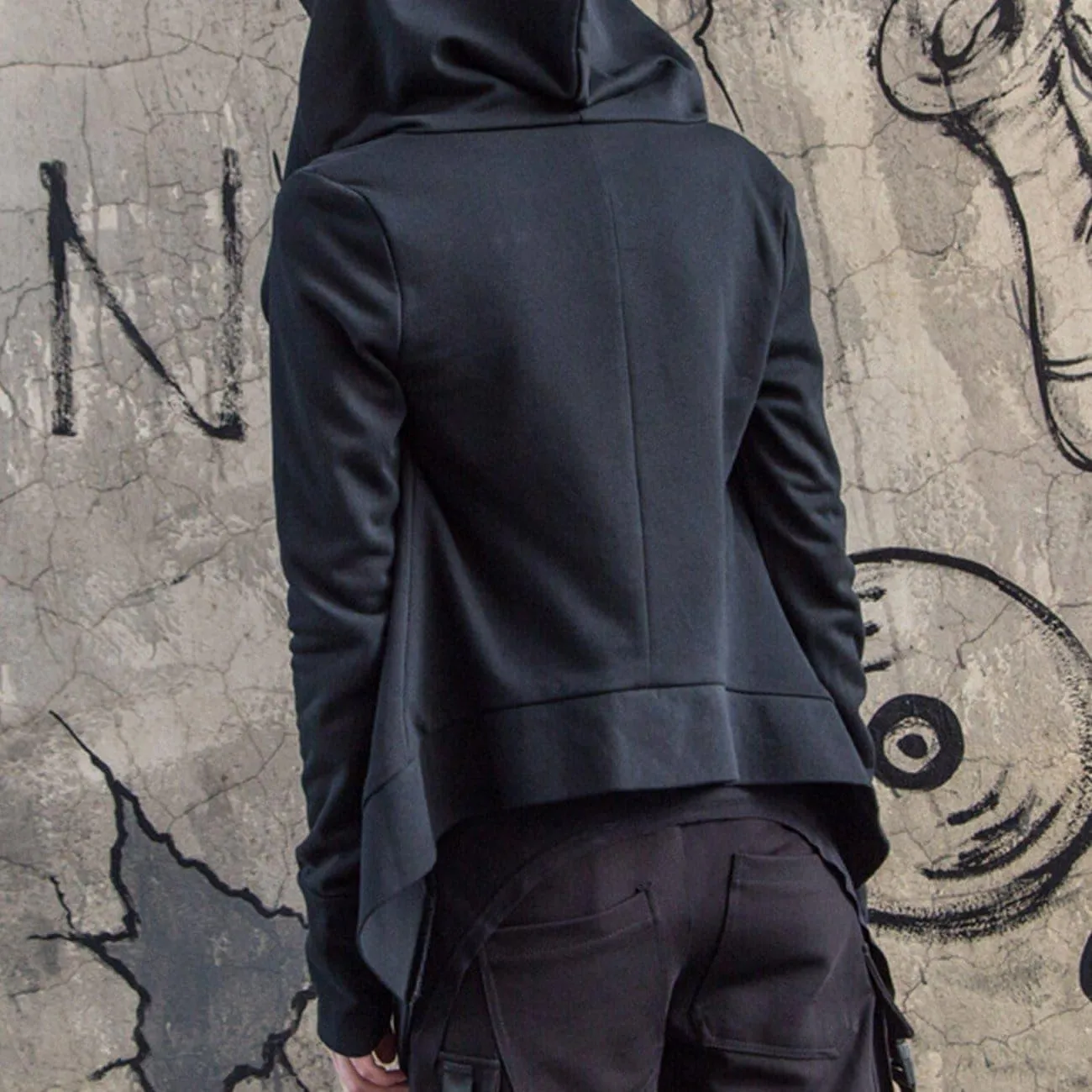 Dark Irregular Witch Cloak Cardigan Jacket