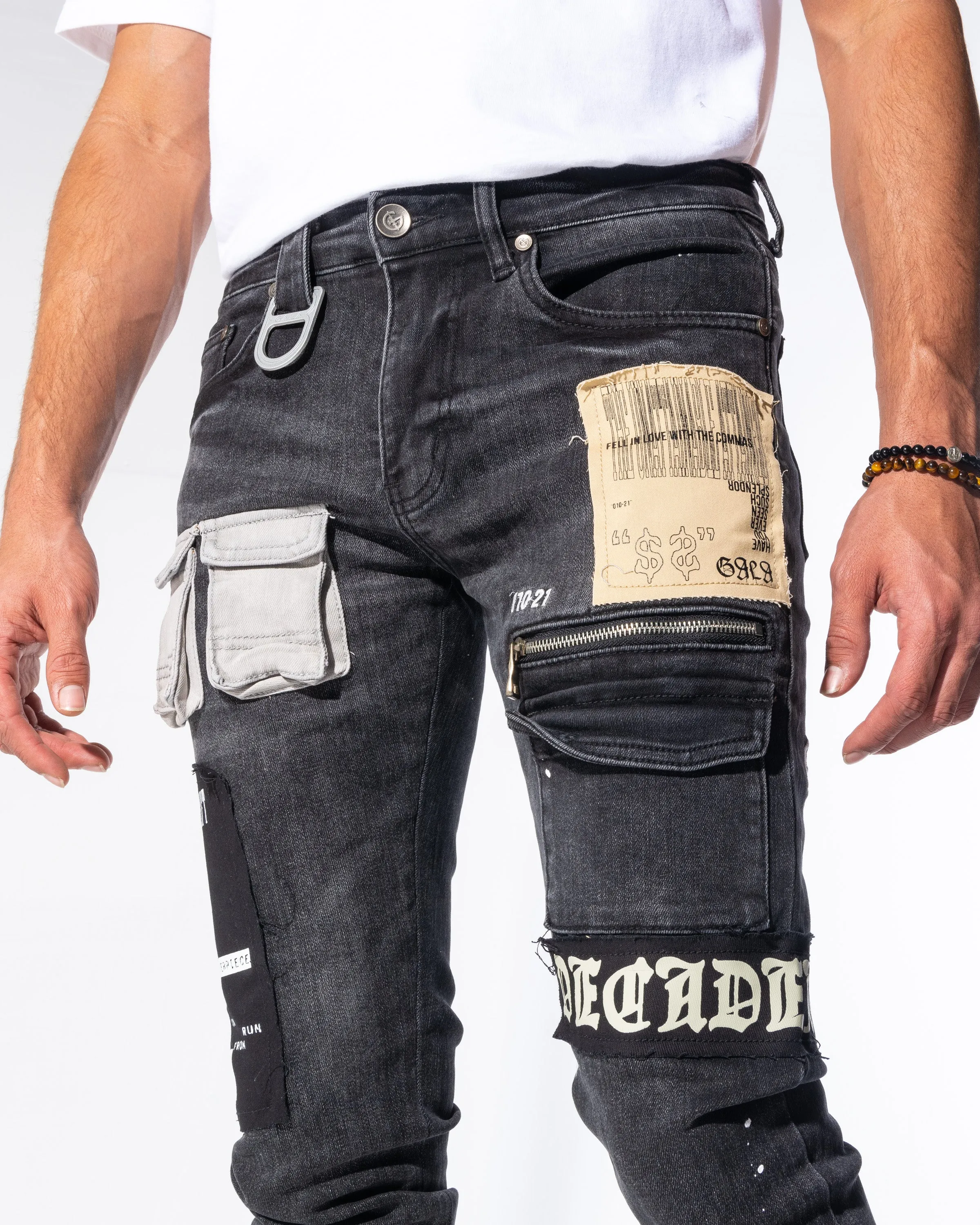 DECADENCE DENIM (JET BLACK/COMBO)