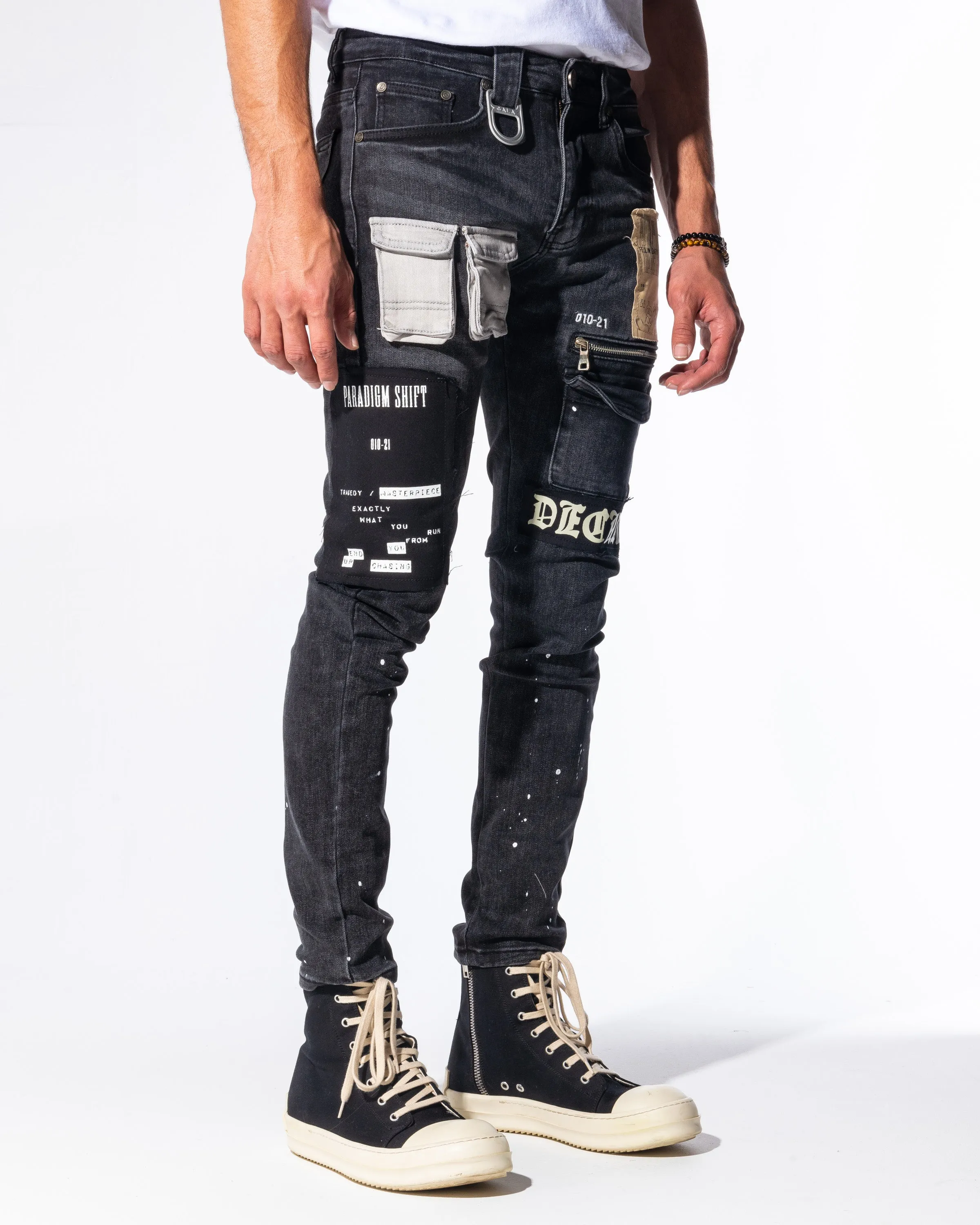 DECADENCE DENIM (JET BLACK/COMBO)