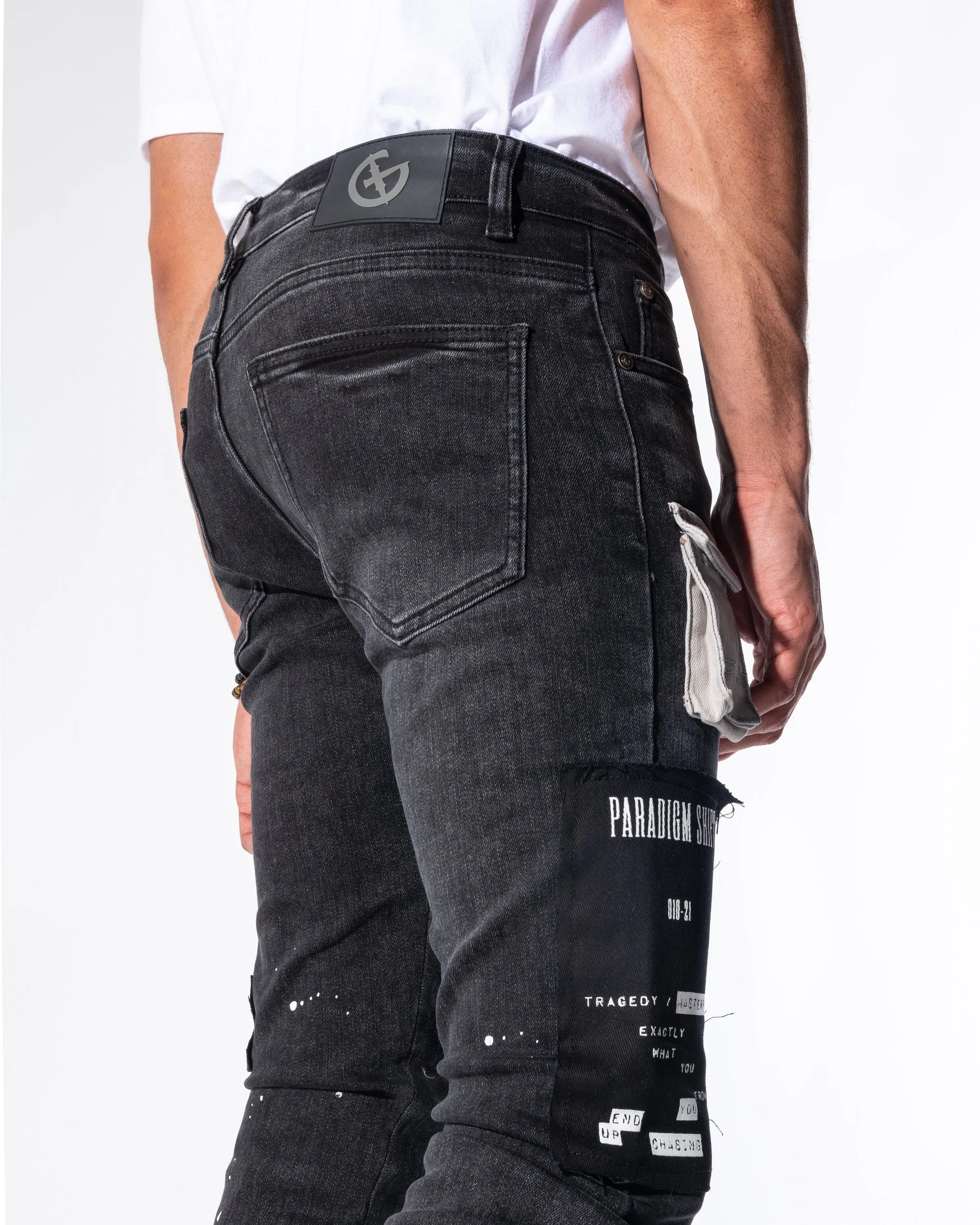 DECADENCE DENIM (JET BLACK/COMBO)