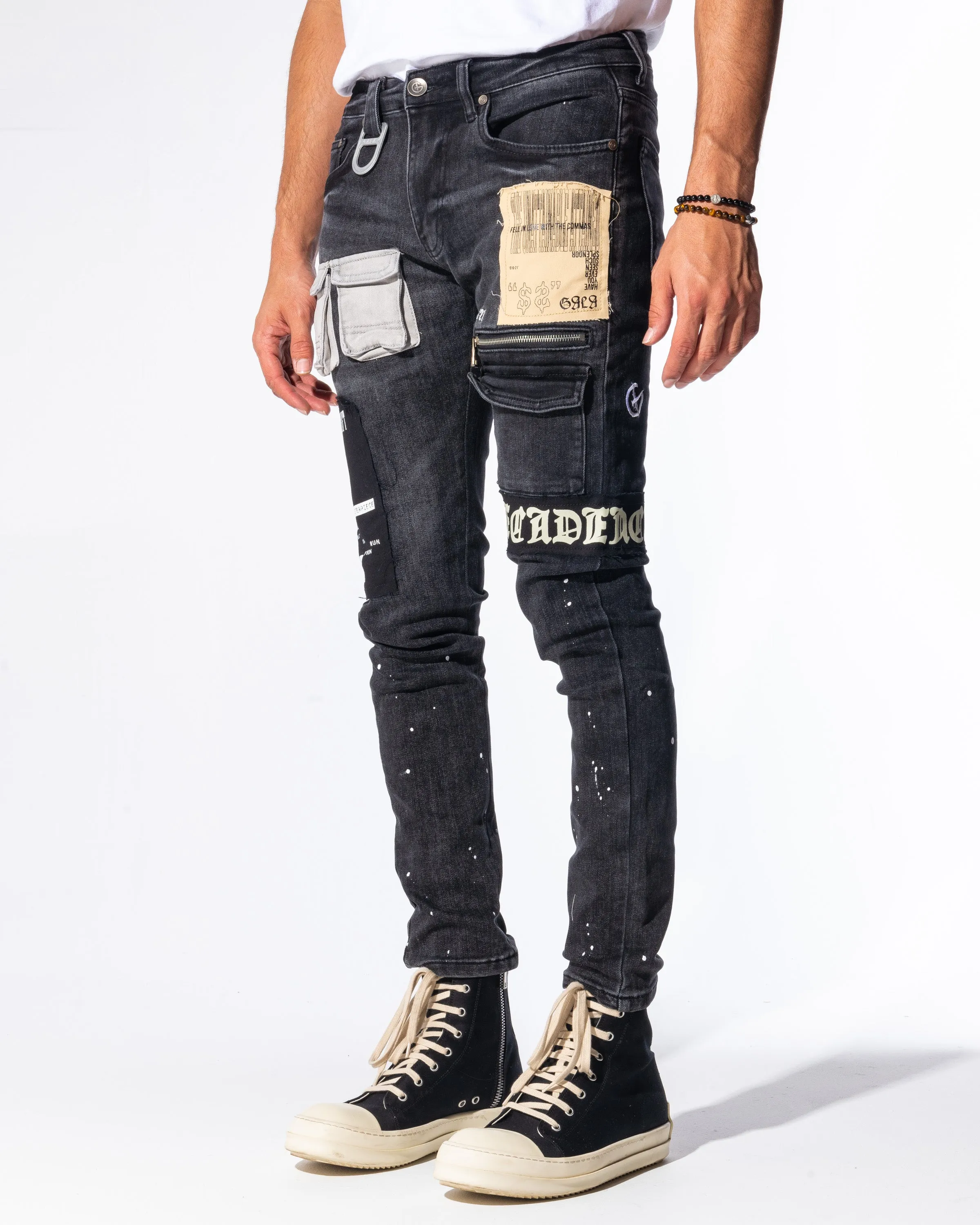 DECADENCE DENIM (JET BLACK/COMBO)