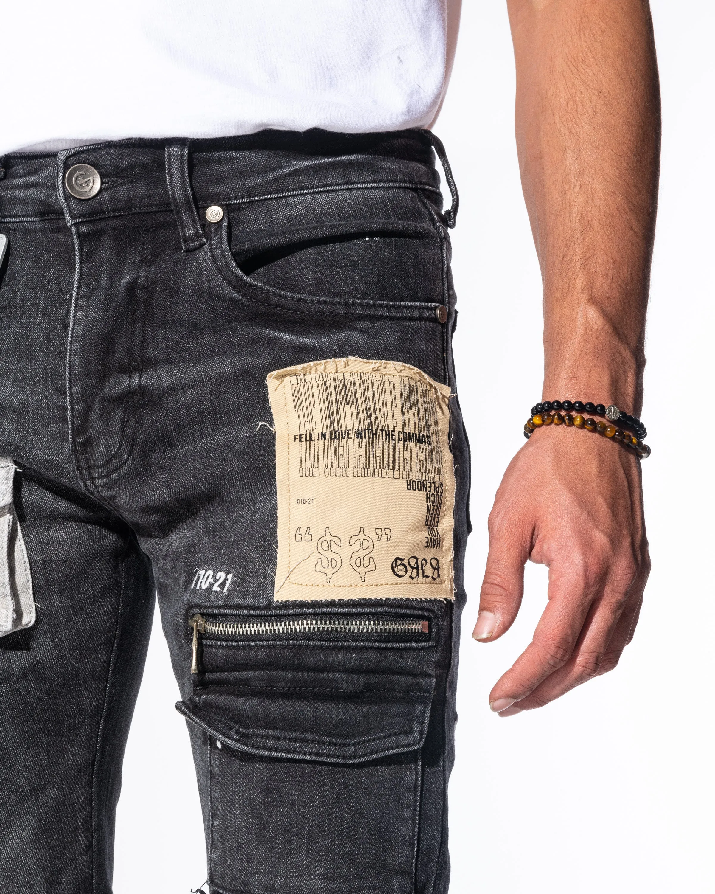 DECADENCE DENIM (JET BLACK/COMBO)