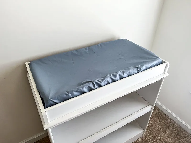 Denim Blue Crib Fitted Sheet