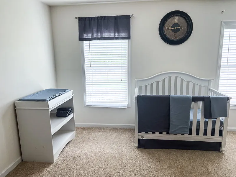 Denim Blue Crib Fitted Sheet