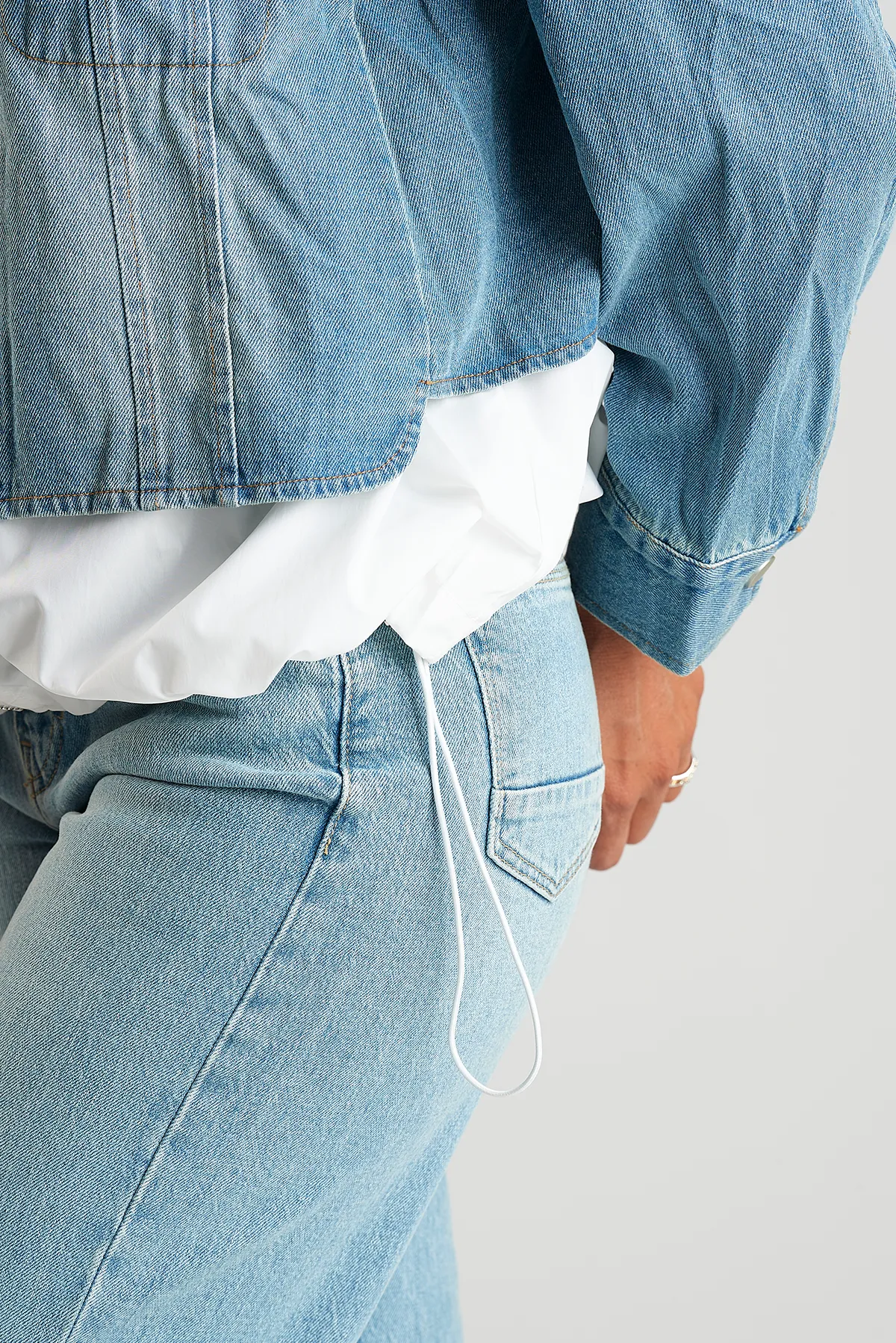 DENIM CONTRAST JACKET