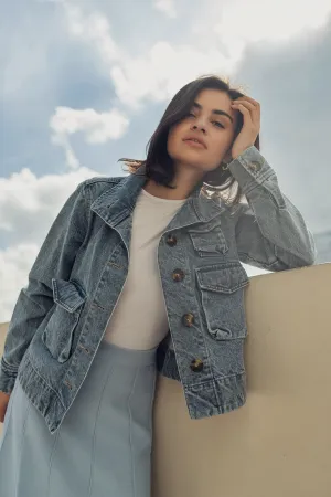 DENIM POCKET JACKET