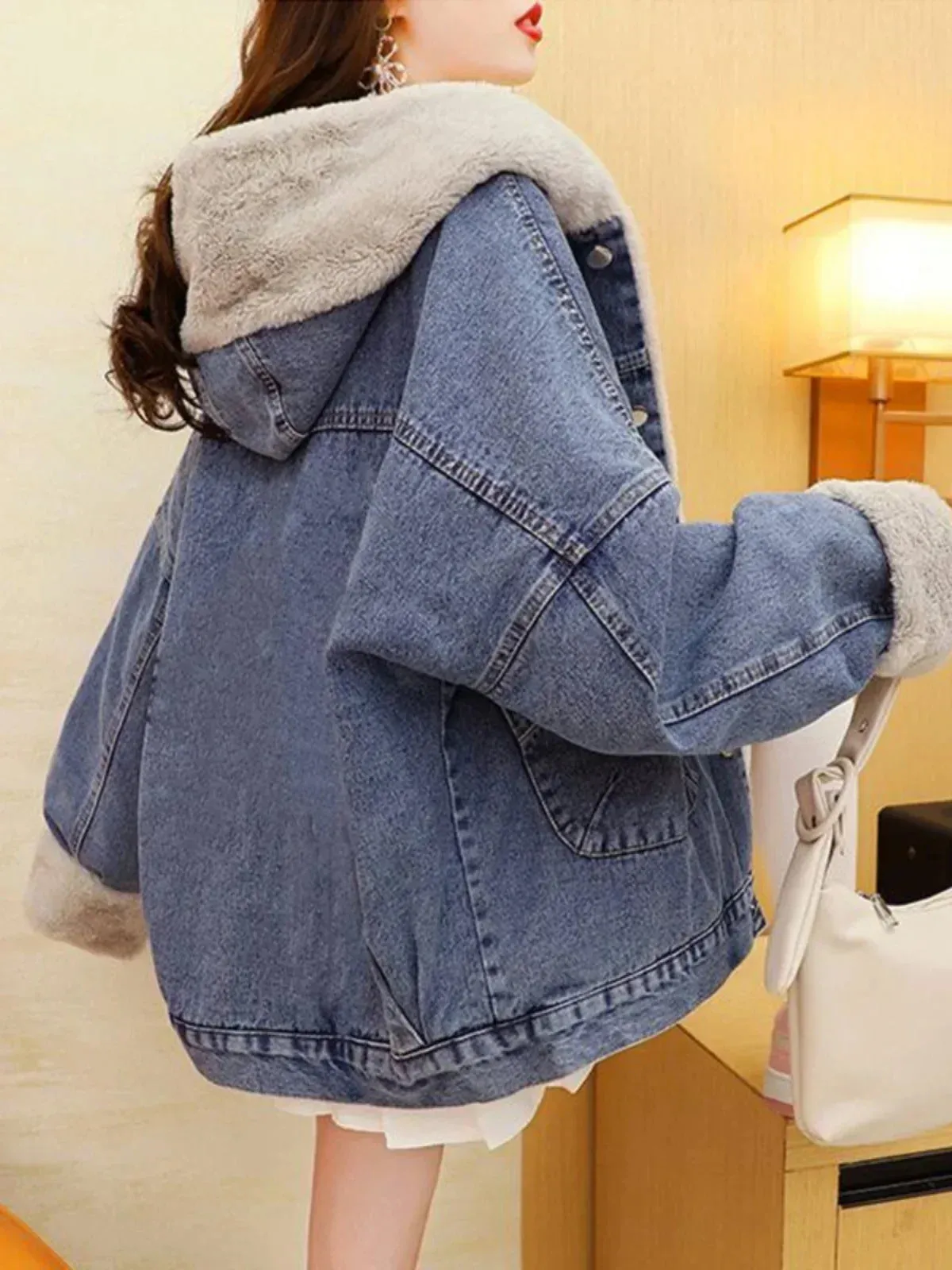 Denim Thick Padded Jacket