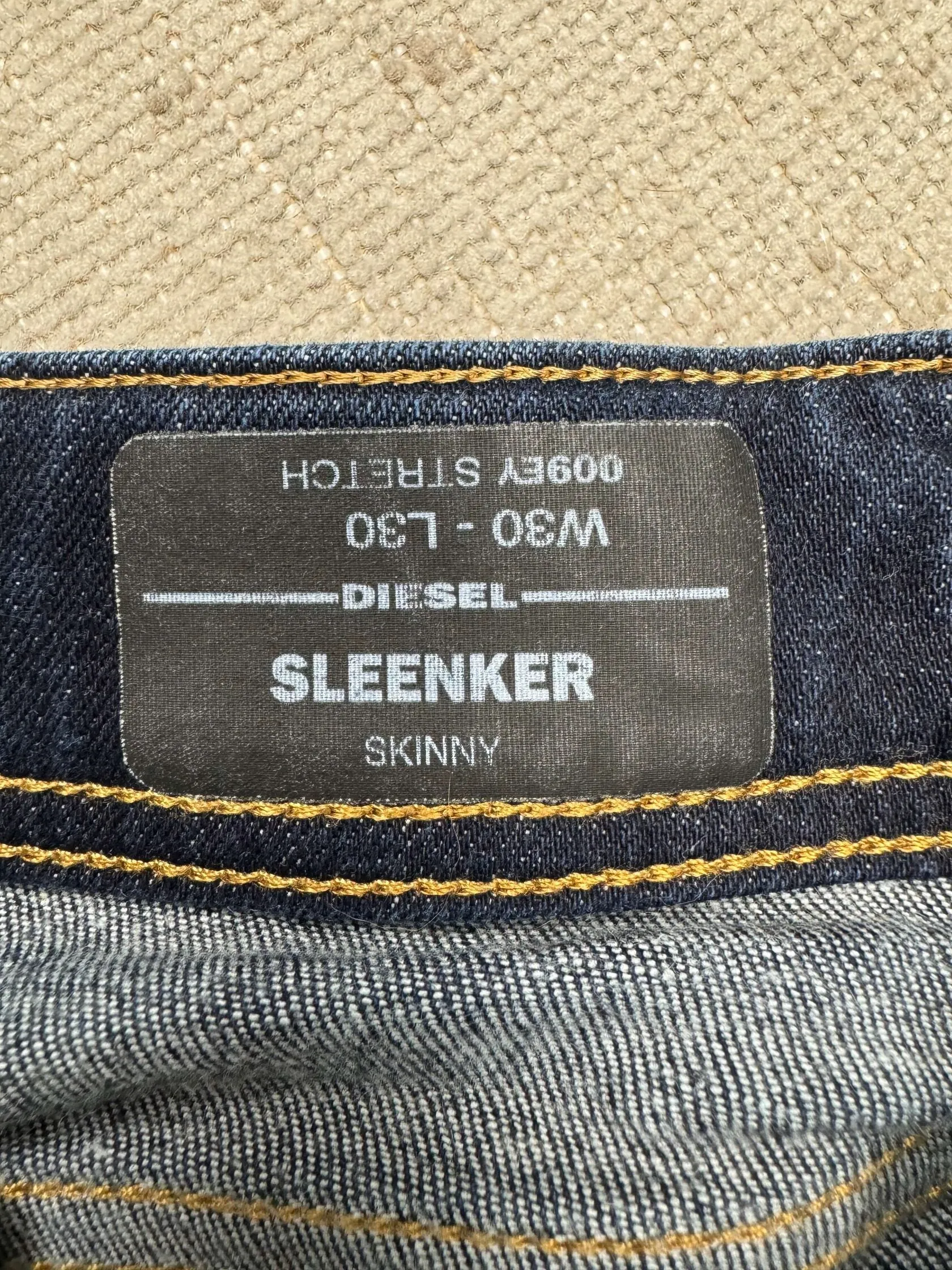 Diesel Sleenker Jeans - Dark Blue