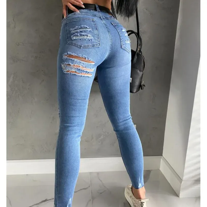 Distressed Diva High-Rise Jeans