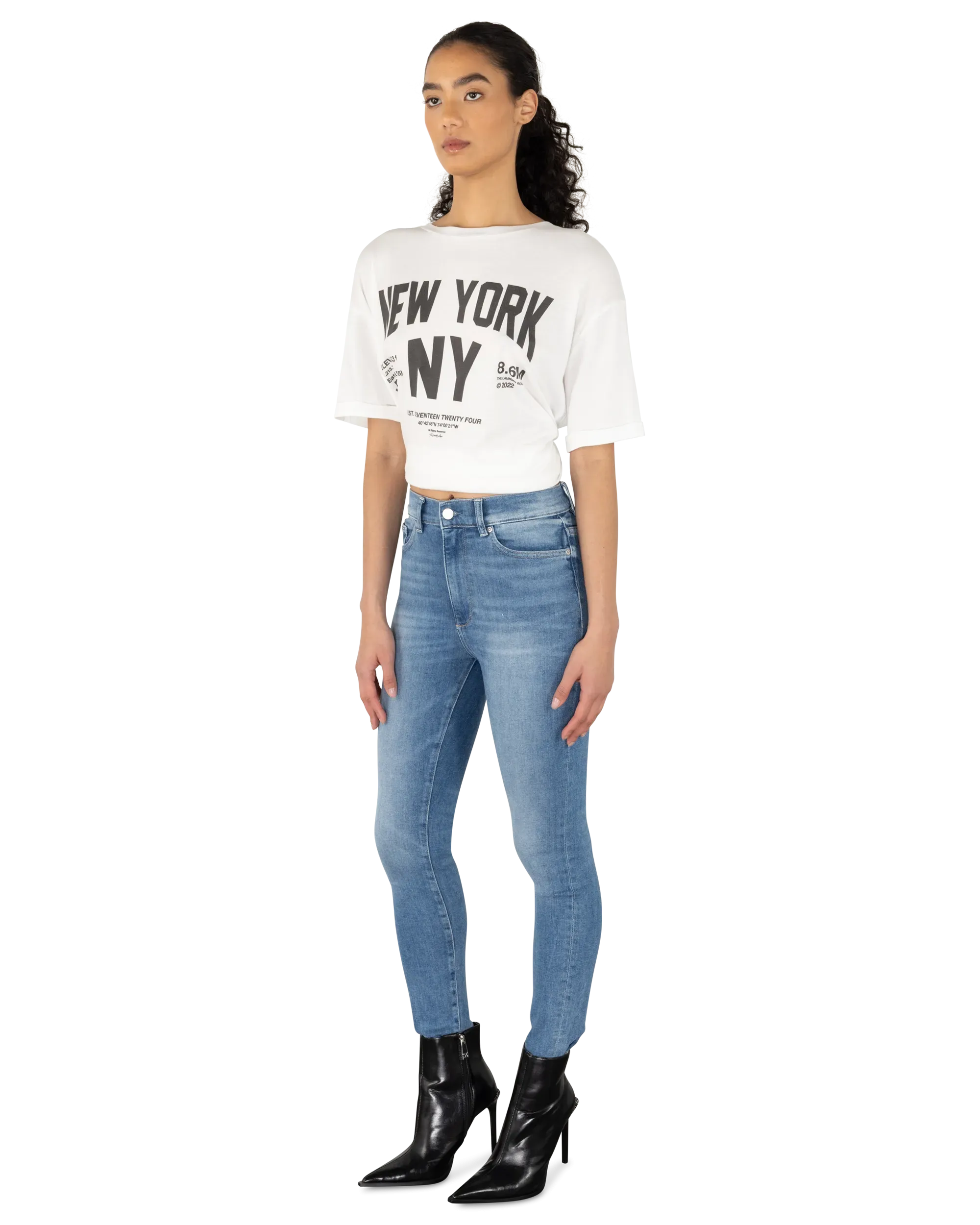 DL1961 Farrow Skinny High Rise Instasculpt Ankle Jeans