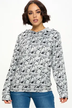 Dog Outline Hoodie