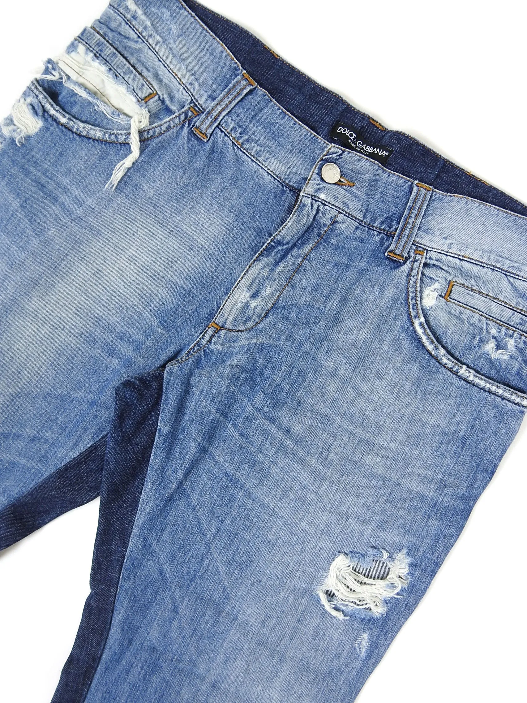 Dolce & Gabbana Distressed Jeans Size 50