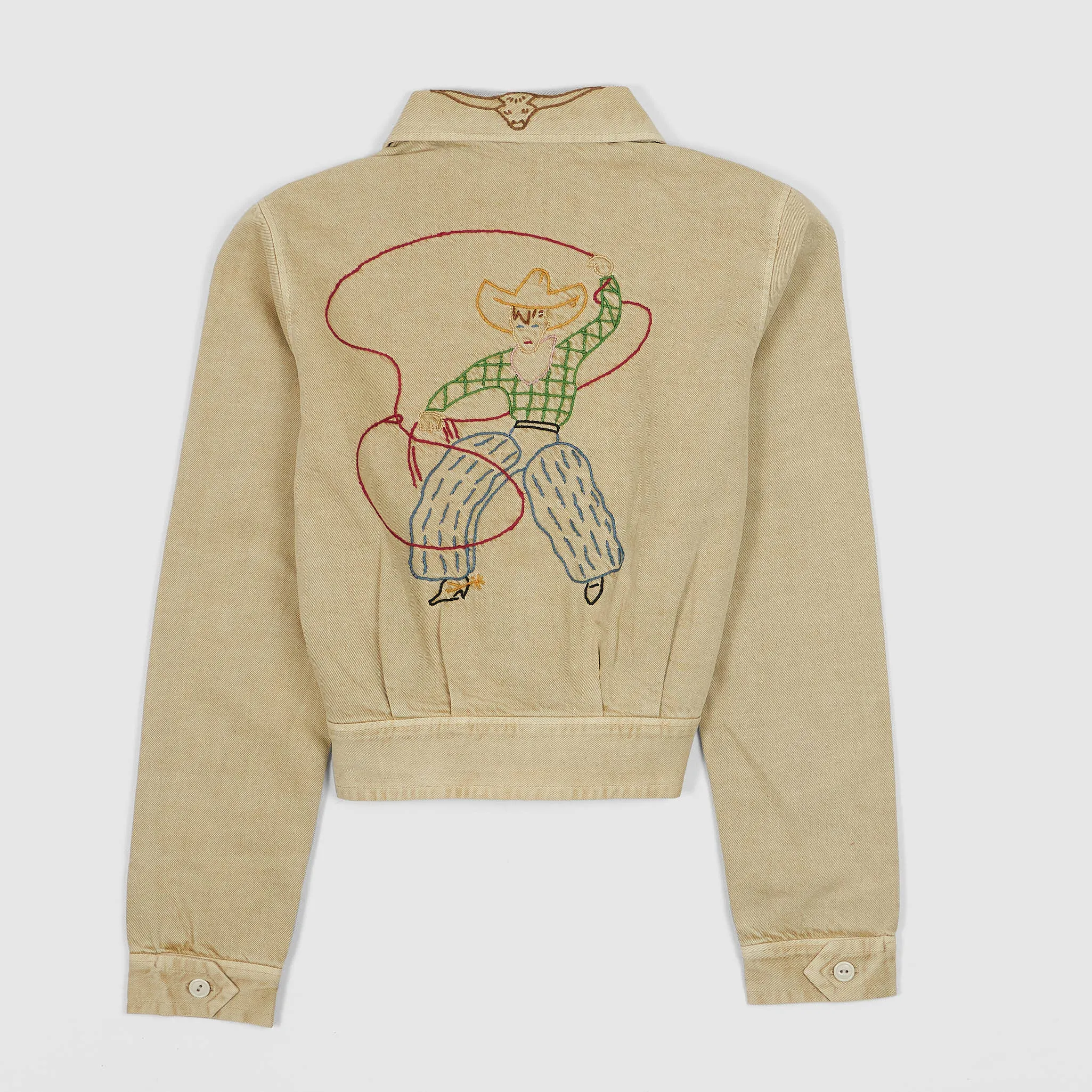 Double RL Ladies Hand Embroidered Western Jacket