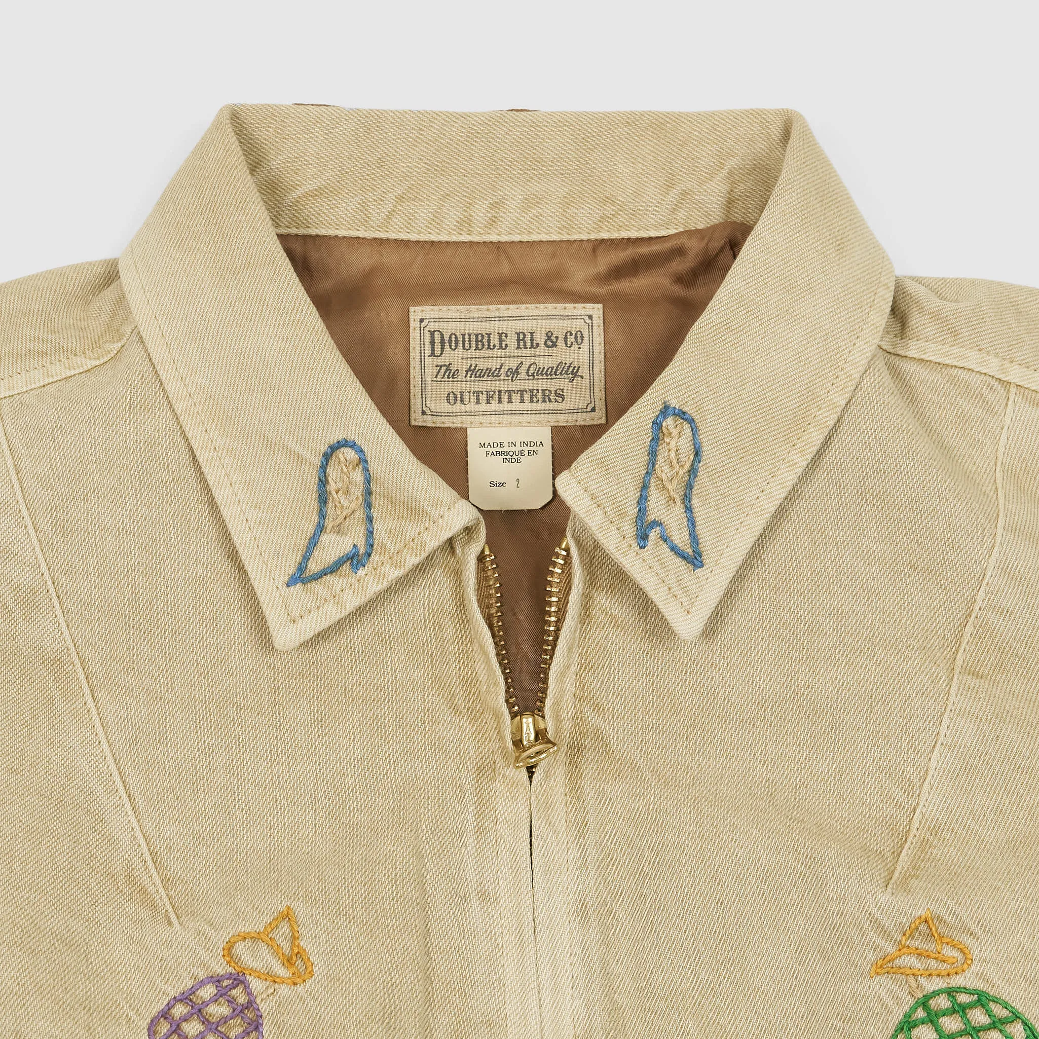 Double RL Ladies Hand Embroidered Western Jacket