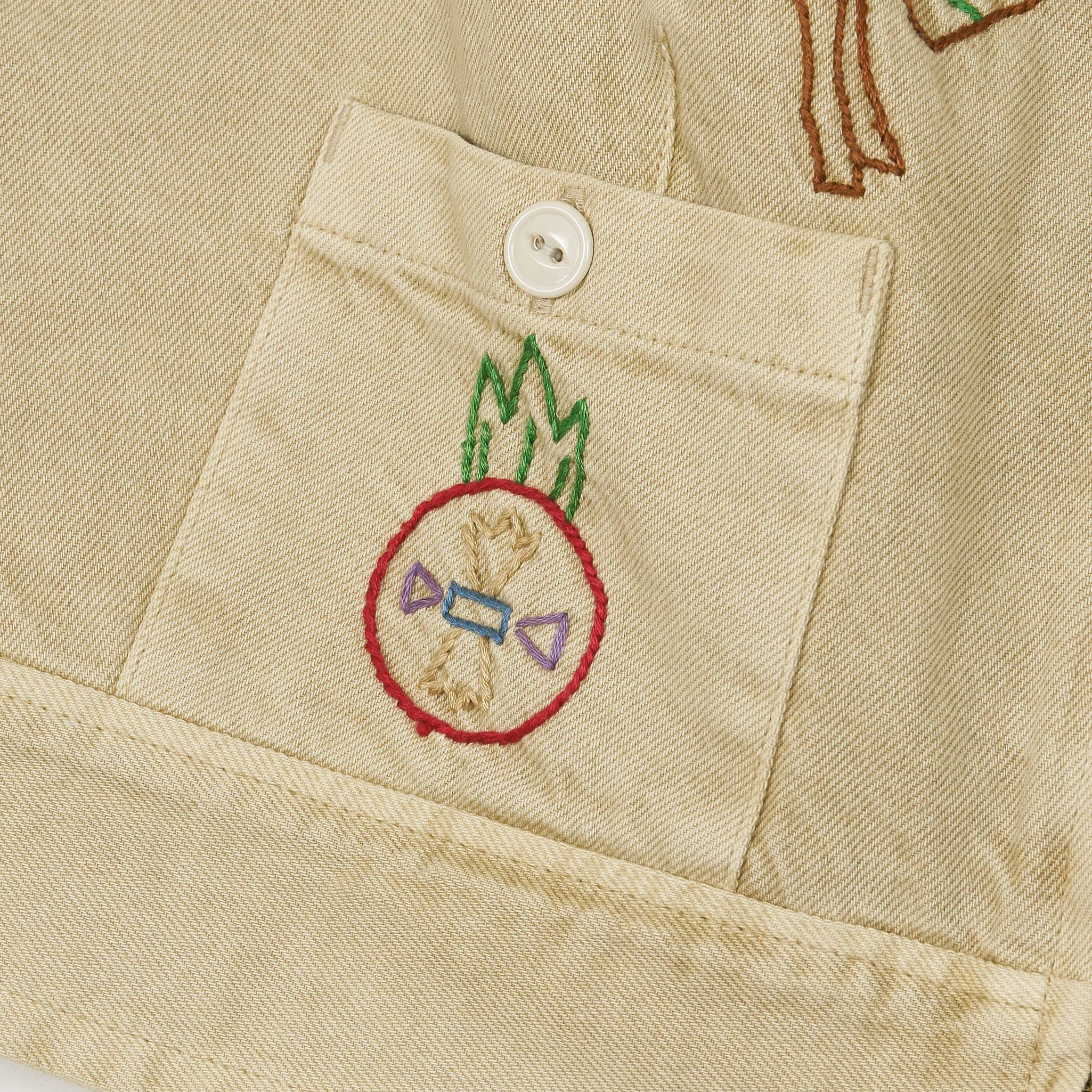 Double RL Ladies Hand Embroidered Western Jacket