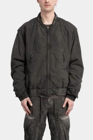 Double sleeve bomber jacket
