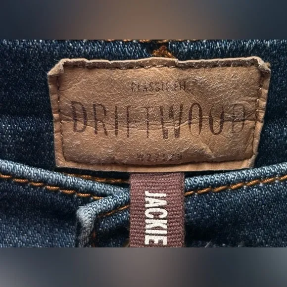 DRIFTWOOD Women’s Jackie Skinny Ankle Dark Wash Jeans- Size 27