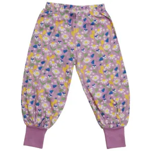 DUNS Sweden Kids Summer Days Floral Baggy Pants - Violet