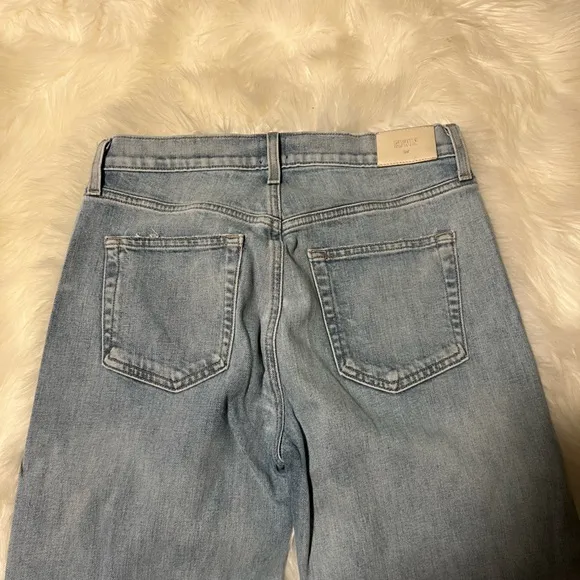 Edwin size 28 distressed jeans