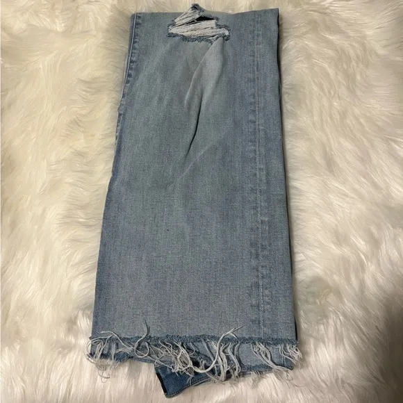 Edwin size 28 distressed jeans