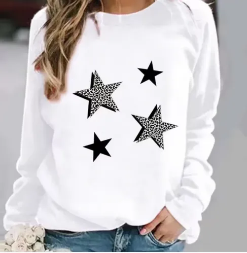 Ember - cotton jumper with graphic prints