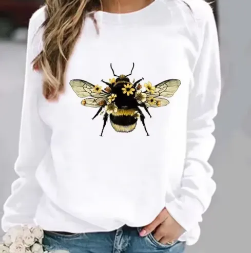 Ember - cotton jumper with graphic prints