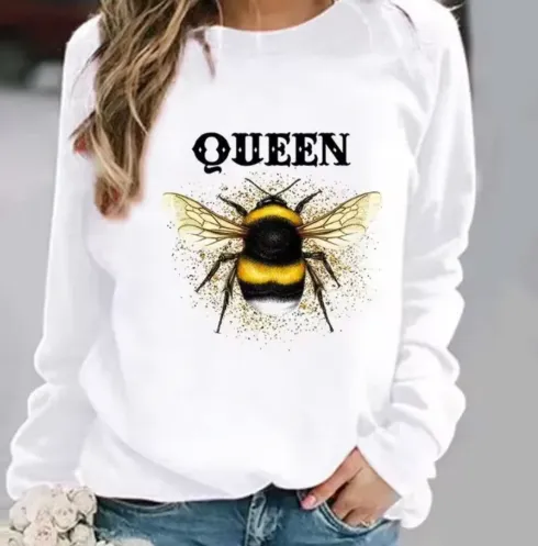 Ember - cotton jumper with graphic prints