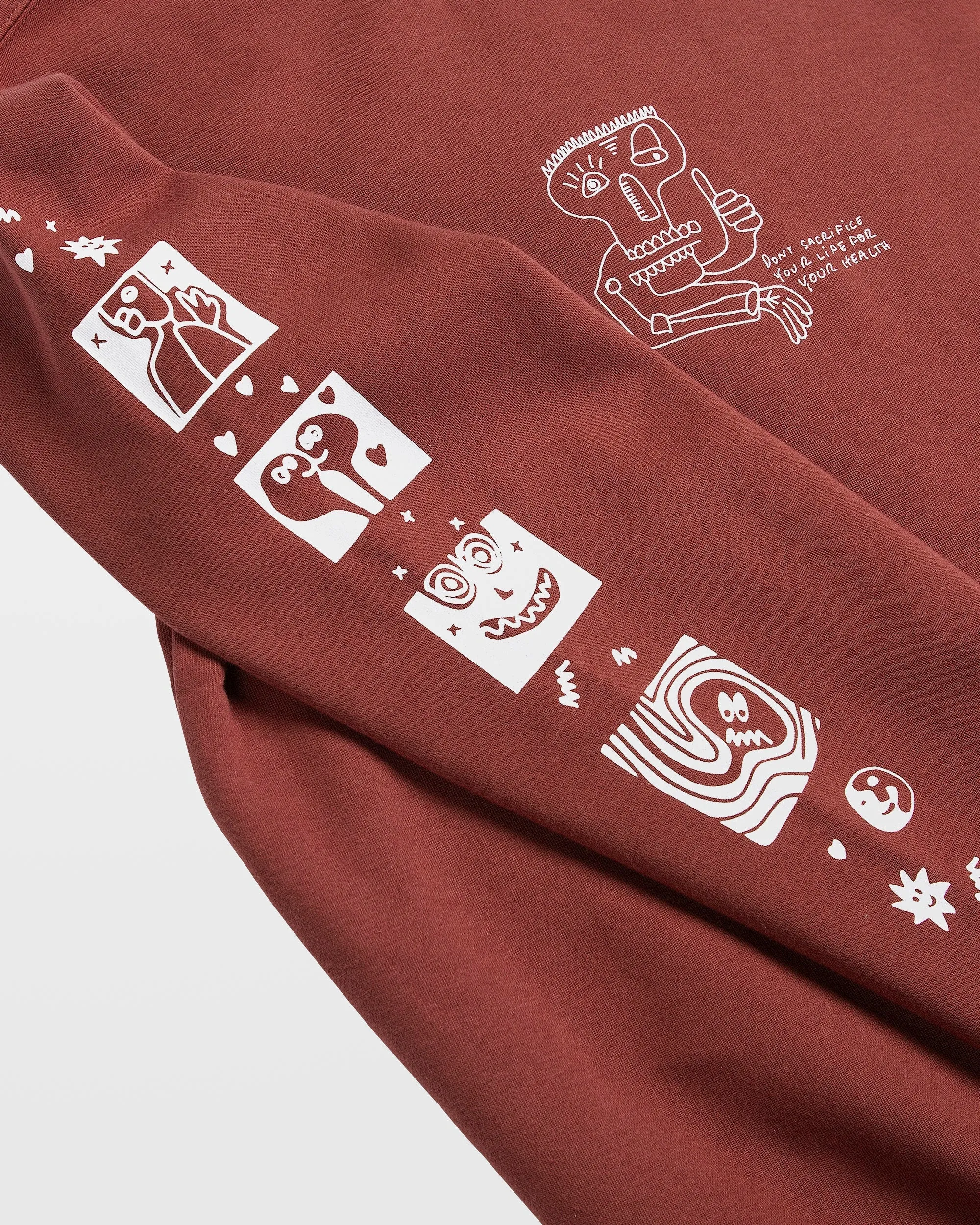 Essential Fleece Sweatshirt - Redwood