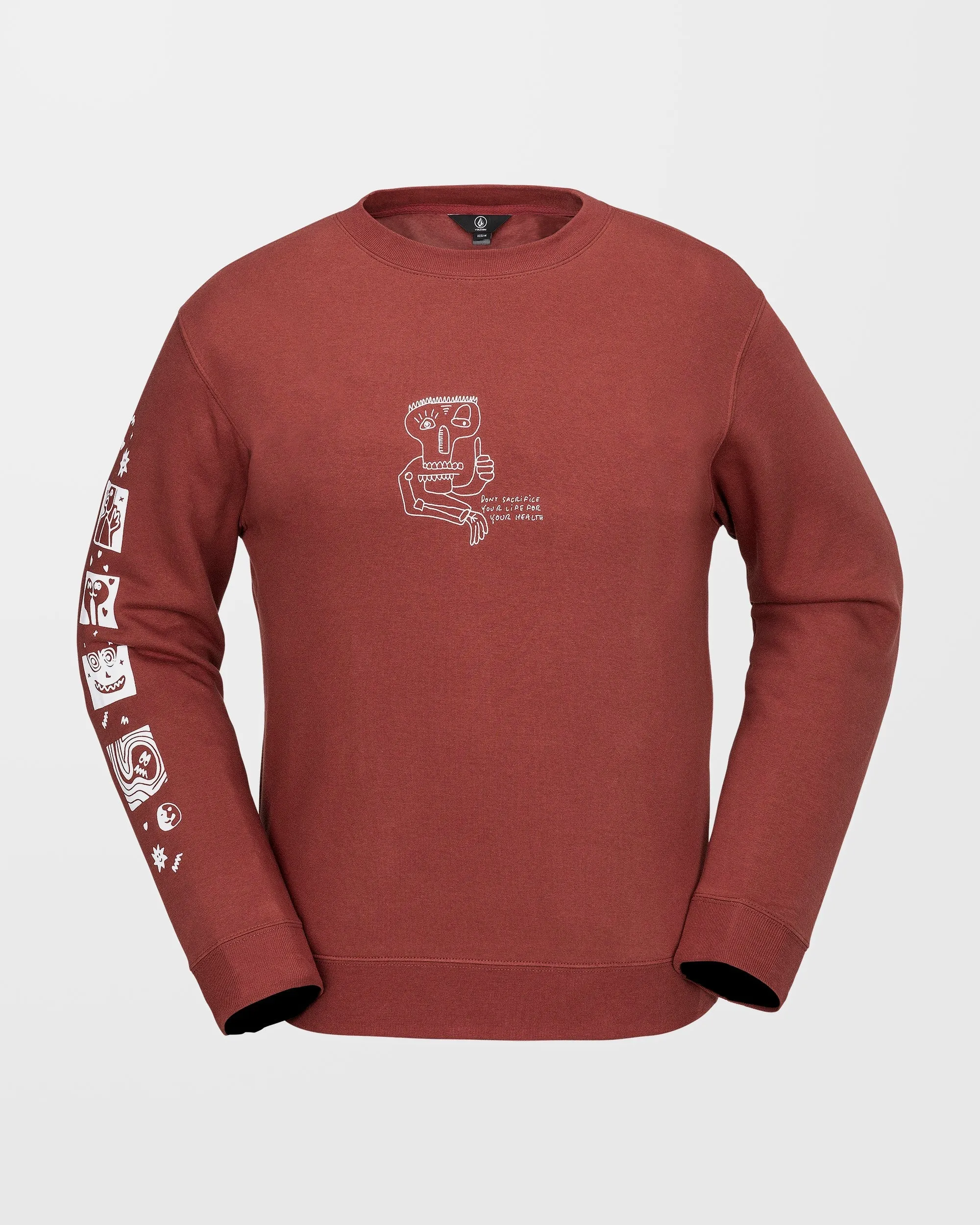 Essential Fleece Sweatshirt - Redwood