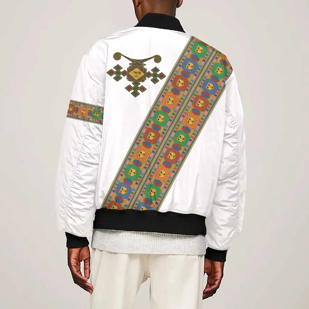 Ethiopia Saba Kemis Sash Style Bomber Jacket LT15