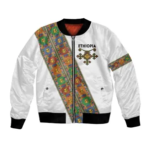 Ethiopia Saba Kemis Sash Style Bomber Jacket LT15